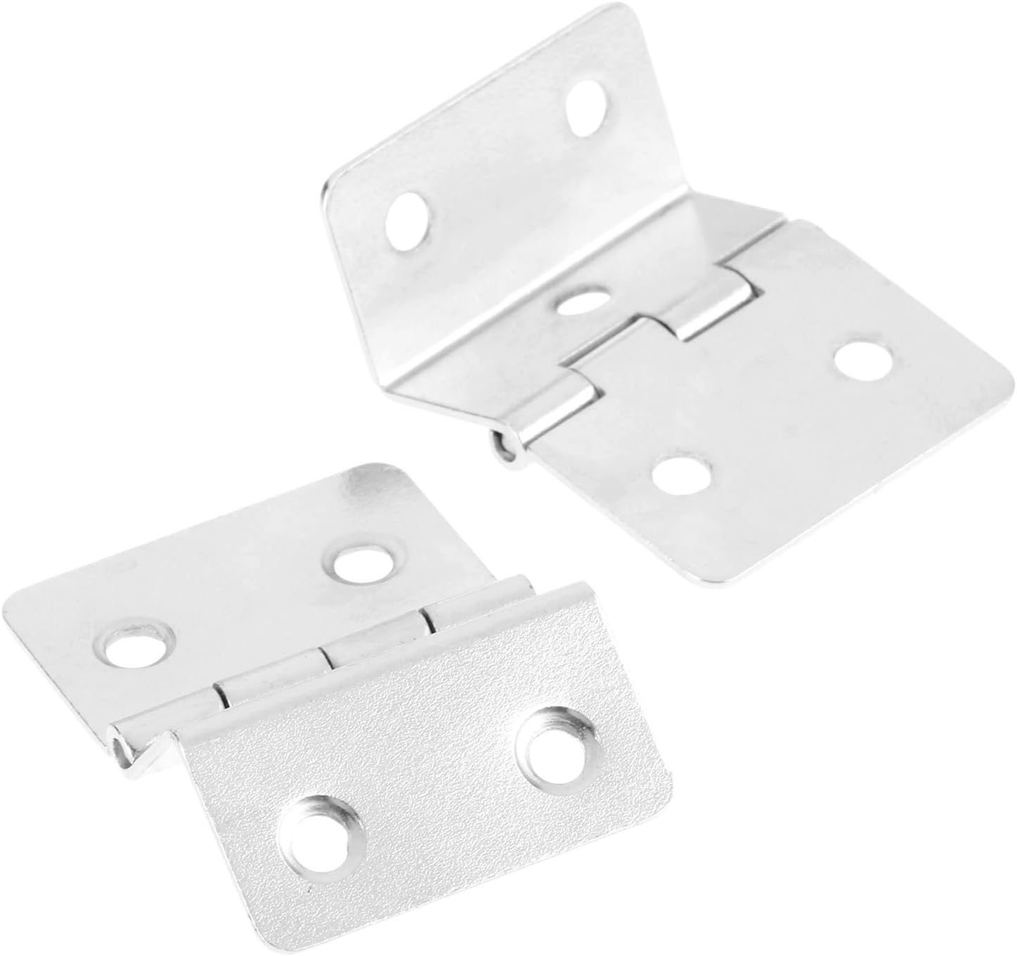 2Pcs Kitchen Cabinet Door Folded Hinges Furniture Accessories 5 Holes Drawer Hinges for Jewelry Boxes Furniture Fittings