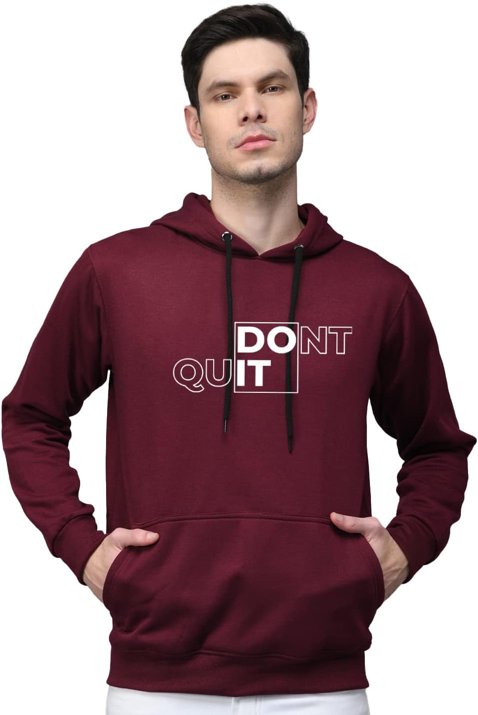 TrillionMen's Printed Hooded Sweatshirt