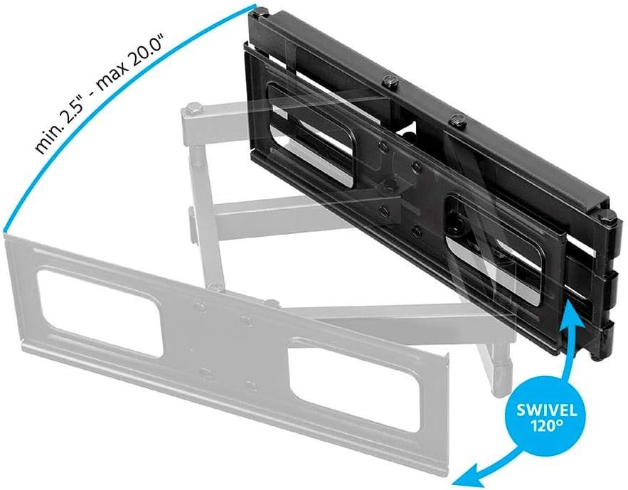 Hоlіdау Dеаlѕ 🛒 Monoprice TV Wall Mount Bracket For TVs 32 to 55, Full-Motion Articulating, Max Weight 77lbs, VESA Patterns Up to 400x400, Rotating, UL Certified - Select Series Black