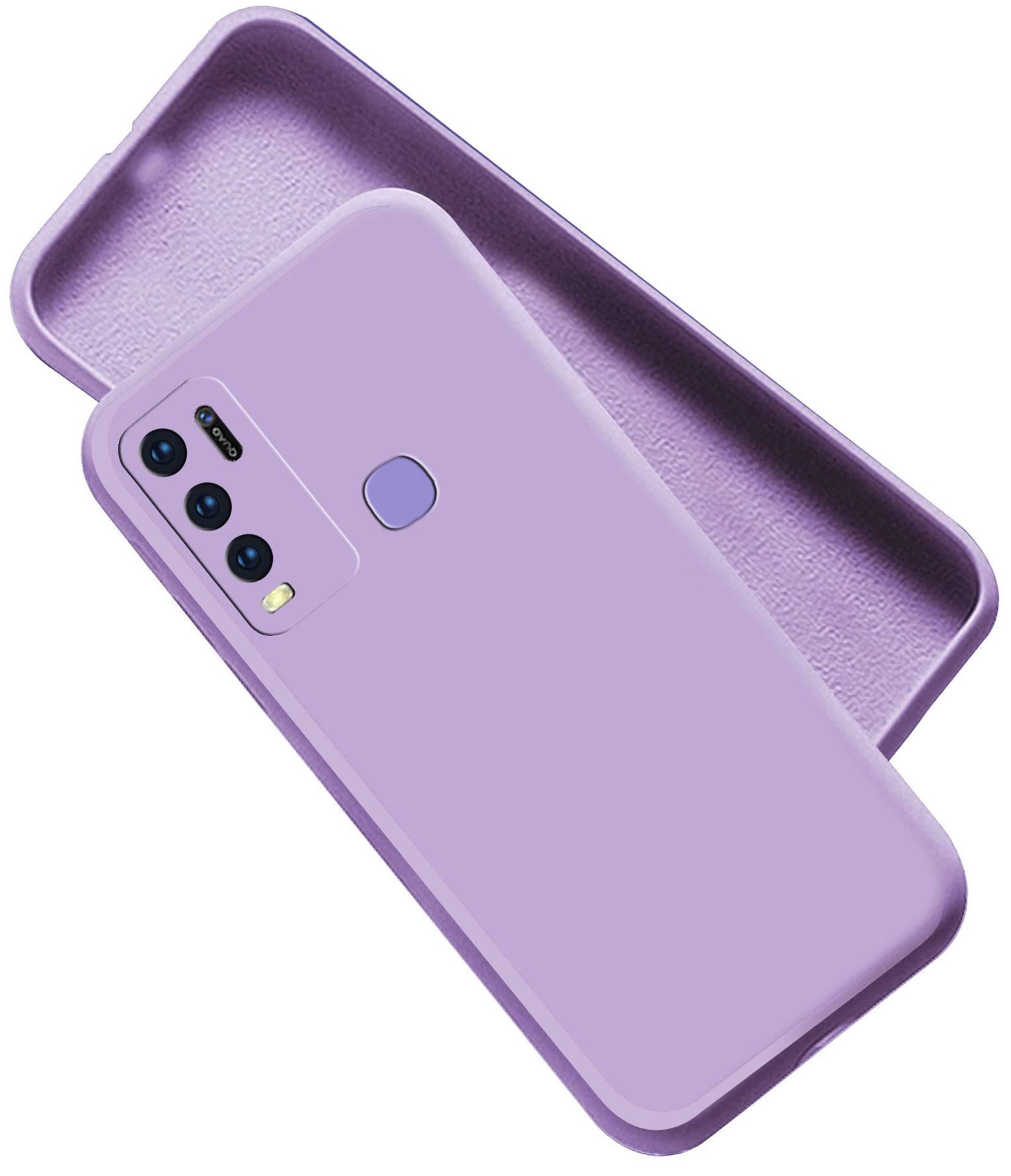 A rtistque Liquid TPU Silicone Matte Shockproof Flexible with Camera Protection Soft Back Cover Case for Vivo Y50 / Vivo Y30 - Purple (B0BHWW2NG7) Amazon Price History, Amazon Price Tracker