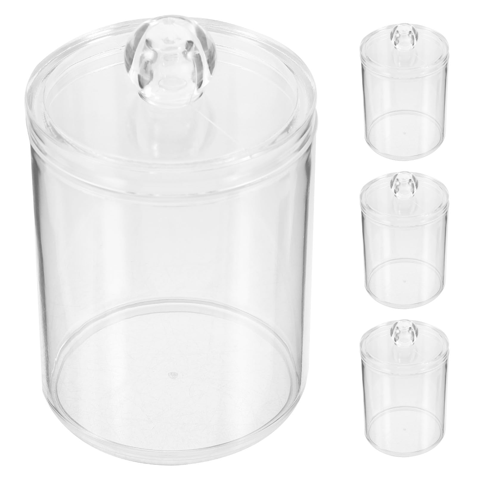 Organizador con tapa para eliminar el desorden del baño y tocador