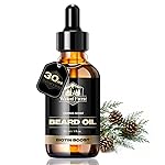 Waking Forest Cedar Beard Oil for Men - Biotin Mustache Oil with Vitamin E, Rosemary & Castor - Beard Care Softener, Strengthens, and Moisturizes - Beard Conditioner (1 oz)