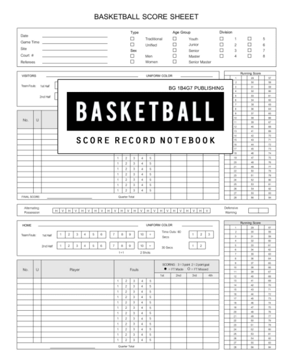 basketball-score-book-scoring-game-record-level-keeper-card-has-desertcart-seychelles for Free Printable Basketball Score Sheet Template Basketball Score Book Scoring Game Record Level Keeper Card Has | Desertcart Seychelles for Free Printable Basketball Score Sheet Template