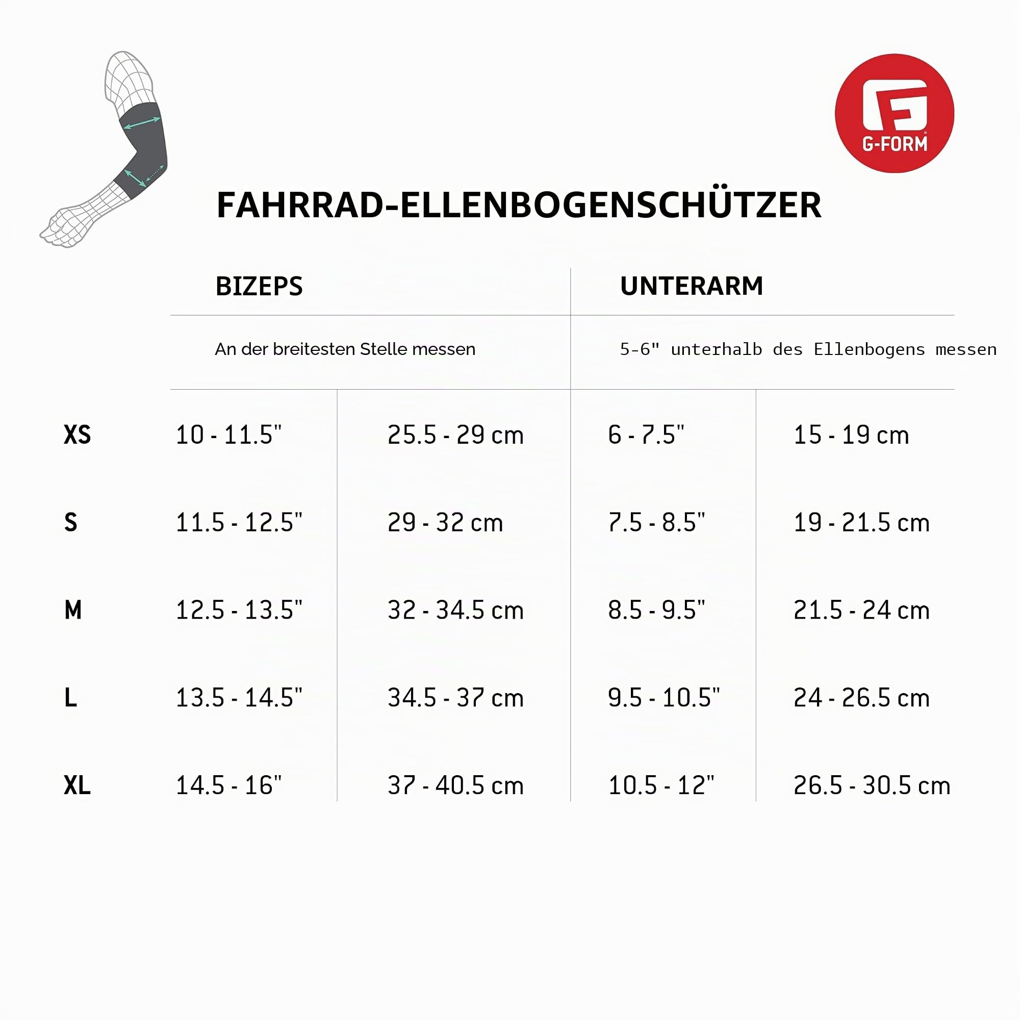 G-Form Pro-Rugged MTB Ellbogenschützer - Schützer Dirt Bike Gear - Ellbogenschützer