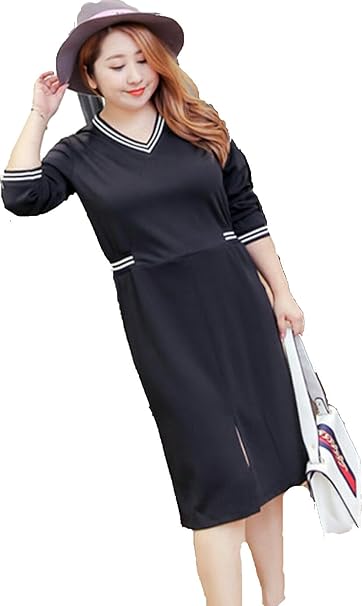 Amazon Co Jp レディース 膝丈 ワンピース 黒 赤 Ll 3l 4l 5l 大きいサイズ 5l 黒 服 ファッション小物 Amazon Co Jp レディース 膝丈 ワンピース 黒 赤 Ll 3l 4l 5l 大きいサイズ 5l 黒 服 ファッション小物