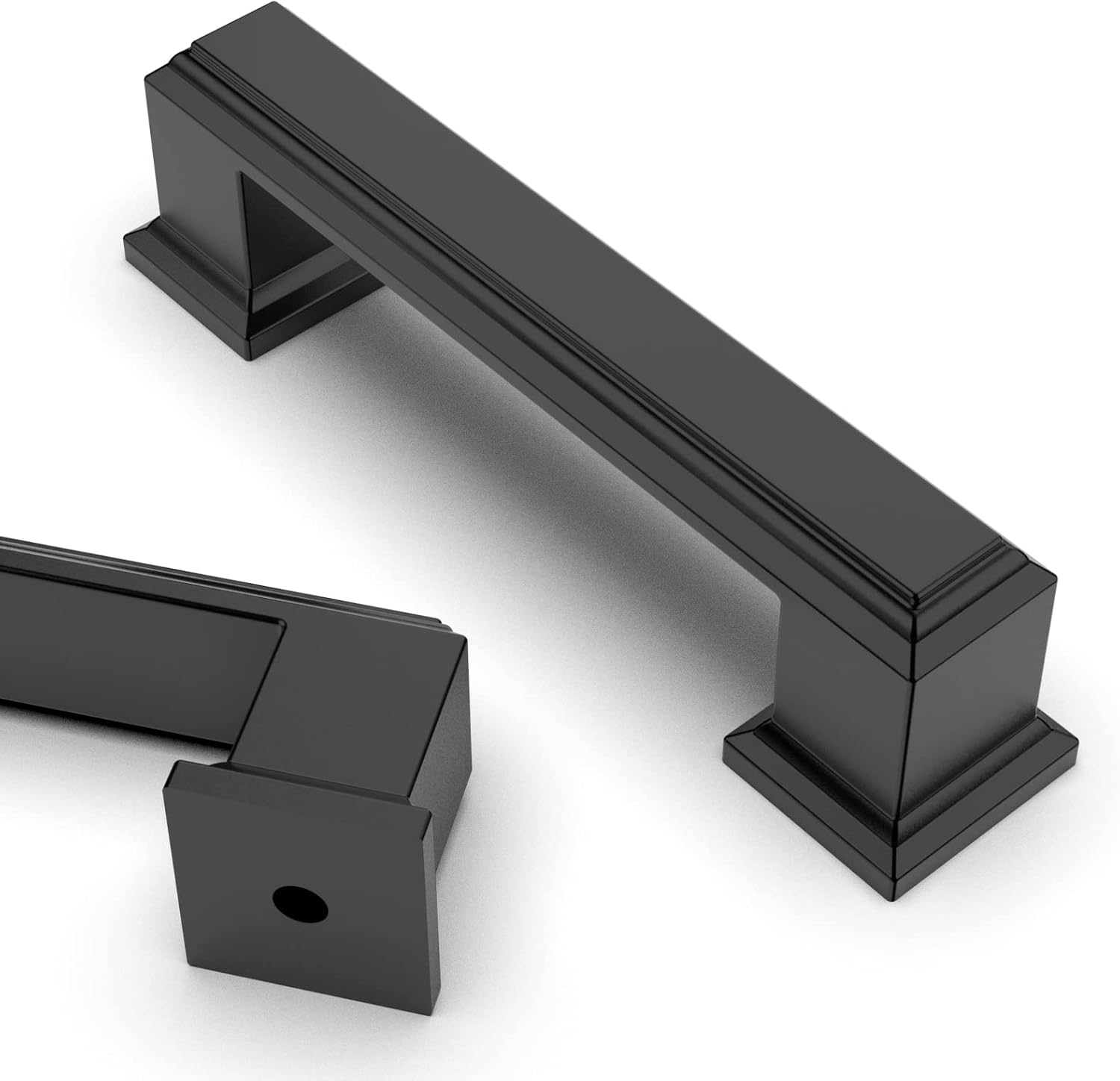 Asidrama 20 Pack 3 Inch(76mm) Matte Black Kitchen Handles