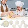 2 Sets Mooncake Mold Press with 11 Stamps, SENHAI Round Flower and Square Flower Decoration Tools for Baking DIY Cake Cookie Biscuit Dessert