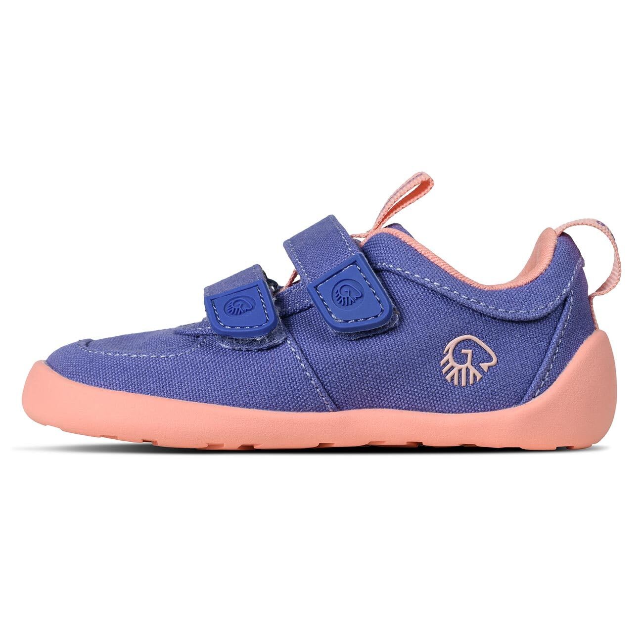 Giesswein Kids Barefoot - Atmungsaktive Barfußschuhe für Kinder | Breite Zehenbox & praktischer Klettverschluss – flexible Schuhe aus Baumwoll-Canvas mit natürlichem Laufgefühl