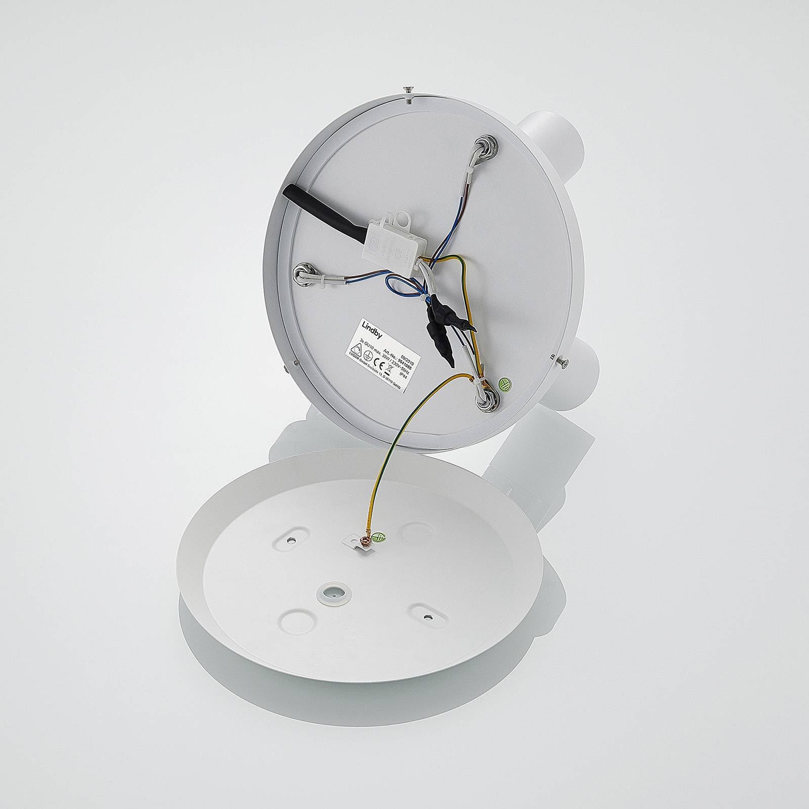 Lindby Strahler Kardo (Modern) in Weiß aus Metall (3 flammig, GU10) - Deckenlampe Deckenleuchte Lampe Spot Wohnzimmerleuchte