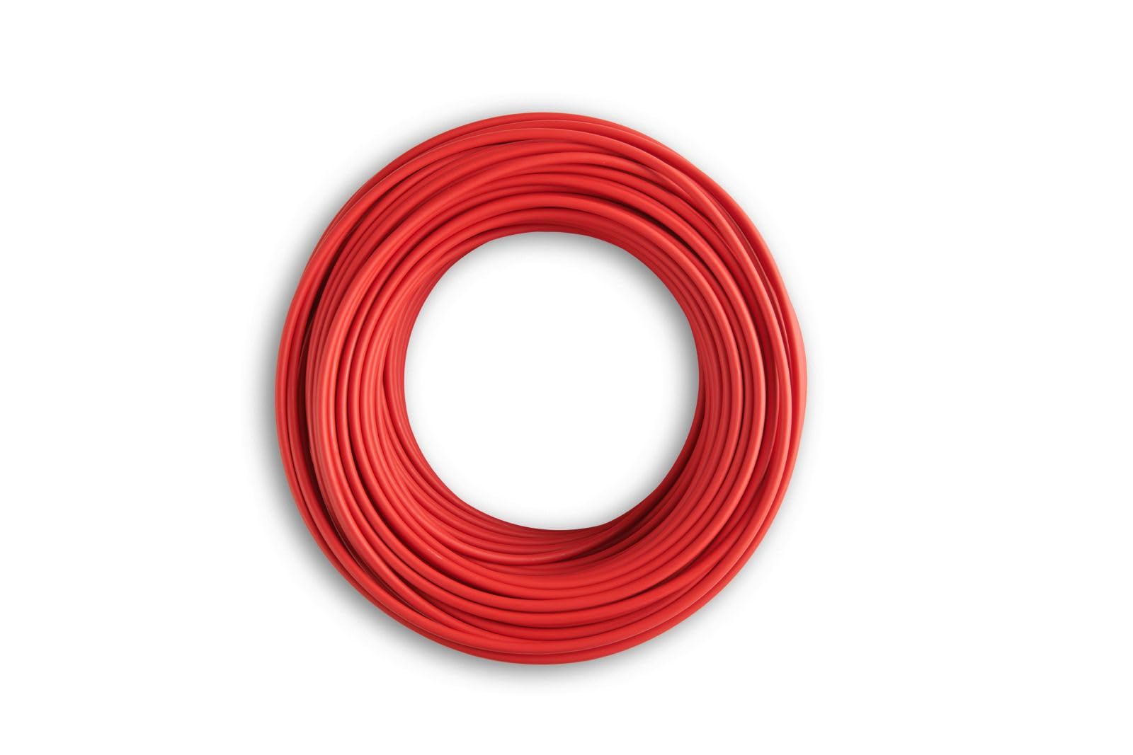 NEKU Solarkabel 6mm² UV-beständig, flexibel, Photovoltaik Kabel, PV Kabel, Solar Anschlusskabel für Solarpanel, Wechselrichter & Laderegler (Rot, 25m)