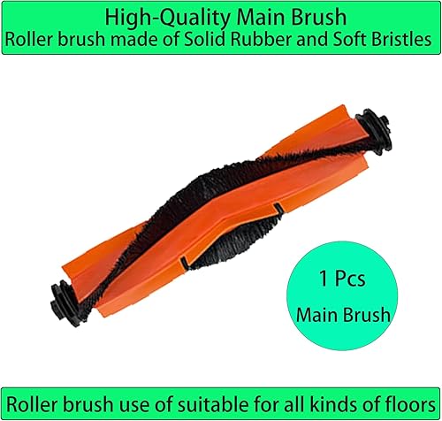 Miniatura 3 de Piezas de repuesto para Dreametech D10s Plus Robot Aspirador, 1 cepillo principal, 4 cepillos laterales, 2 filtros, 2 almohadillas de trapeador, 2