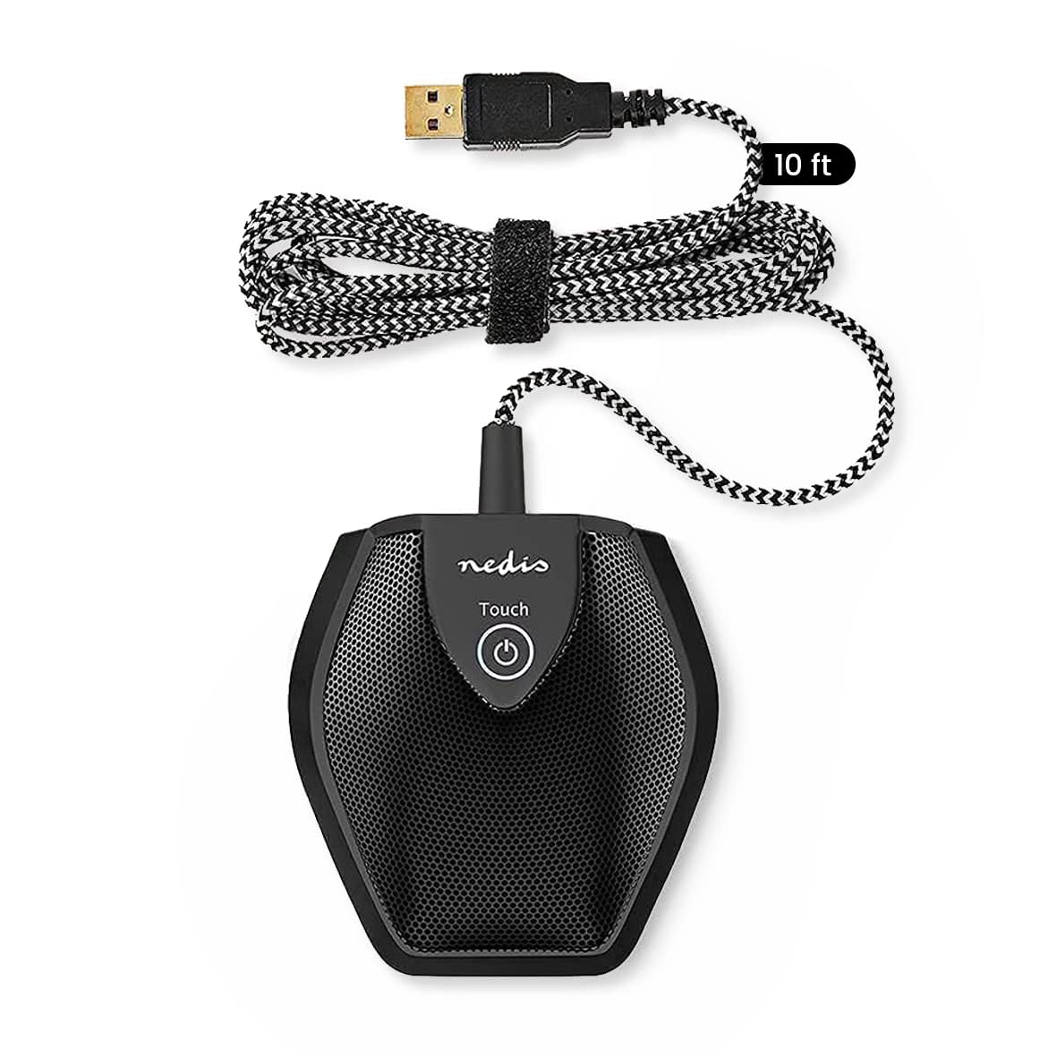 NEDIS® USB Conference Room Microphone - Plug-and-Play Omnidirectional Microphone for Meetings, Chats, Video Conferencing, and Sound Recording (Designed in Netherland)-image-11
