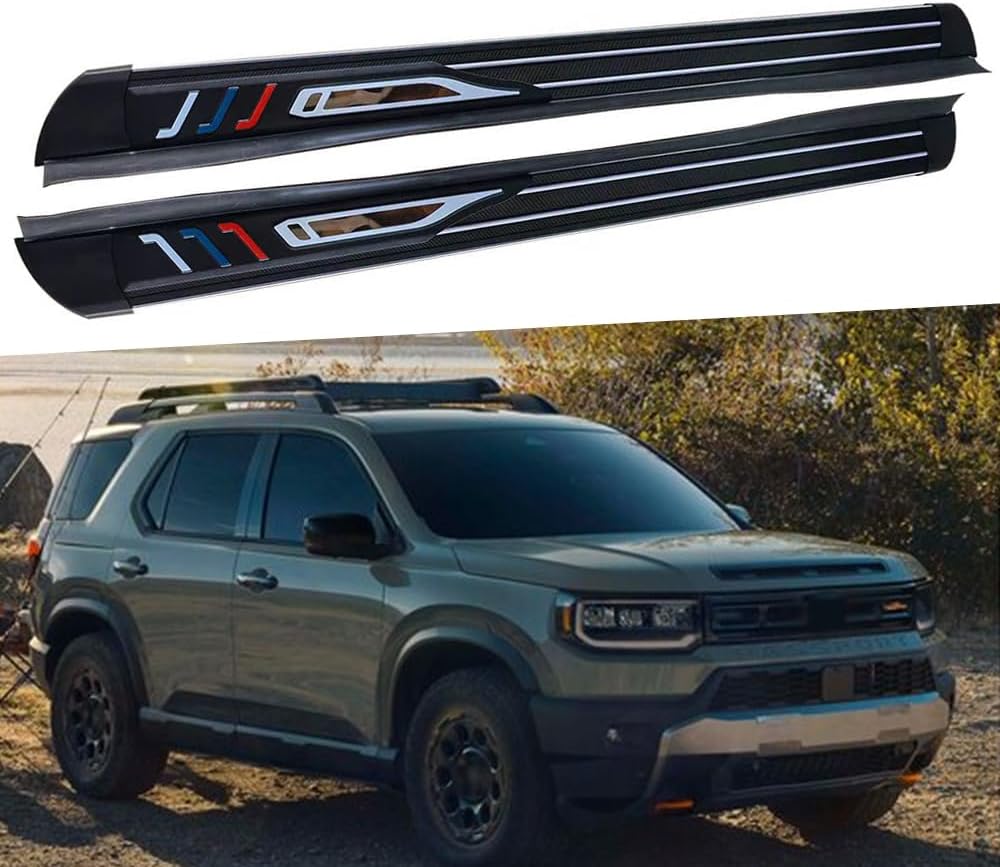 2Pcs Fixed Side Step fits for All New Honda Passport 2025 2026 Running Board Nerf Bar