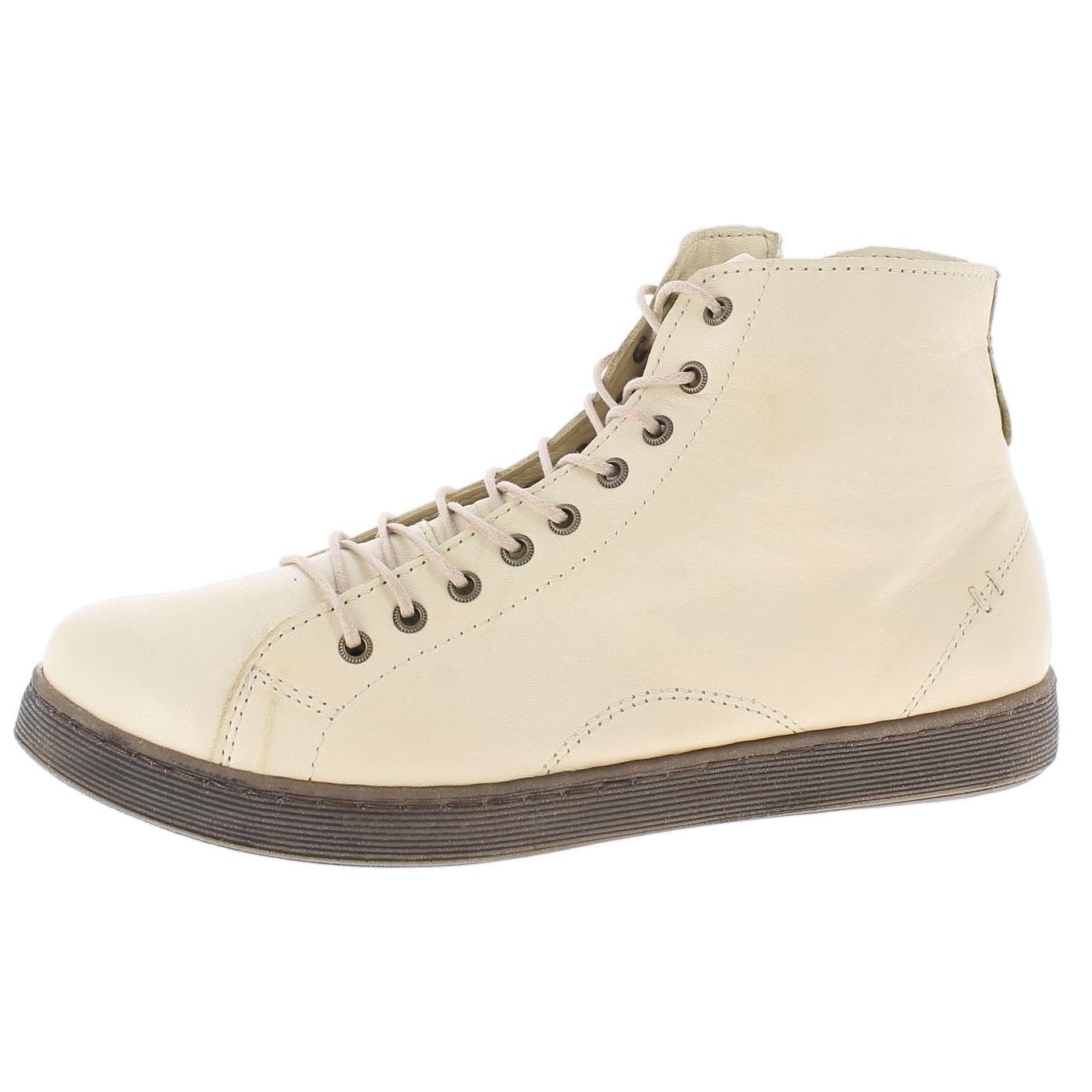 Andrea Conti Women's High Top Trainers, Cream, 8 UK
