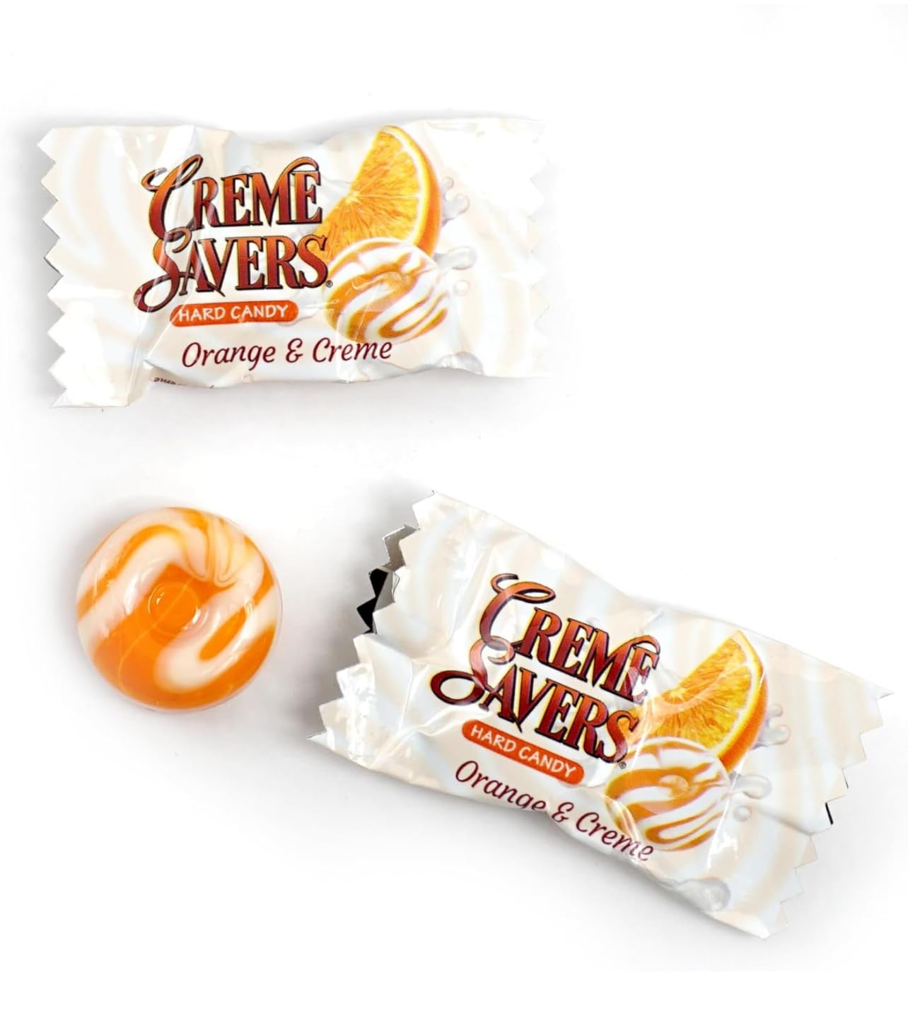 Cream Savers Hard Candy Original Classic Creamy Delight Individually Wrapped Candies The Taste of Fresh Strawberries or Orange — view 2