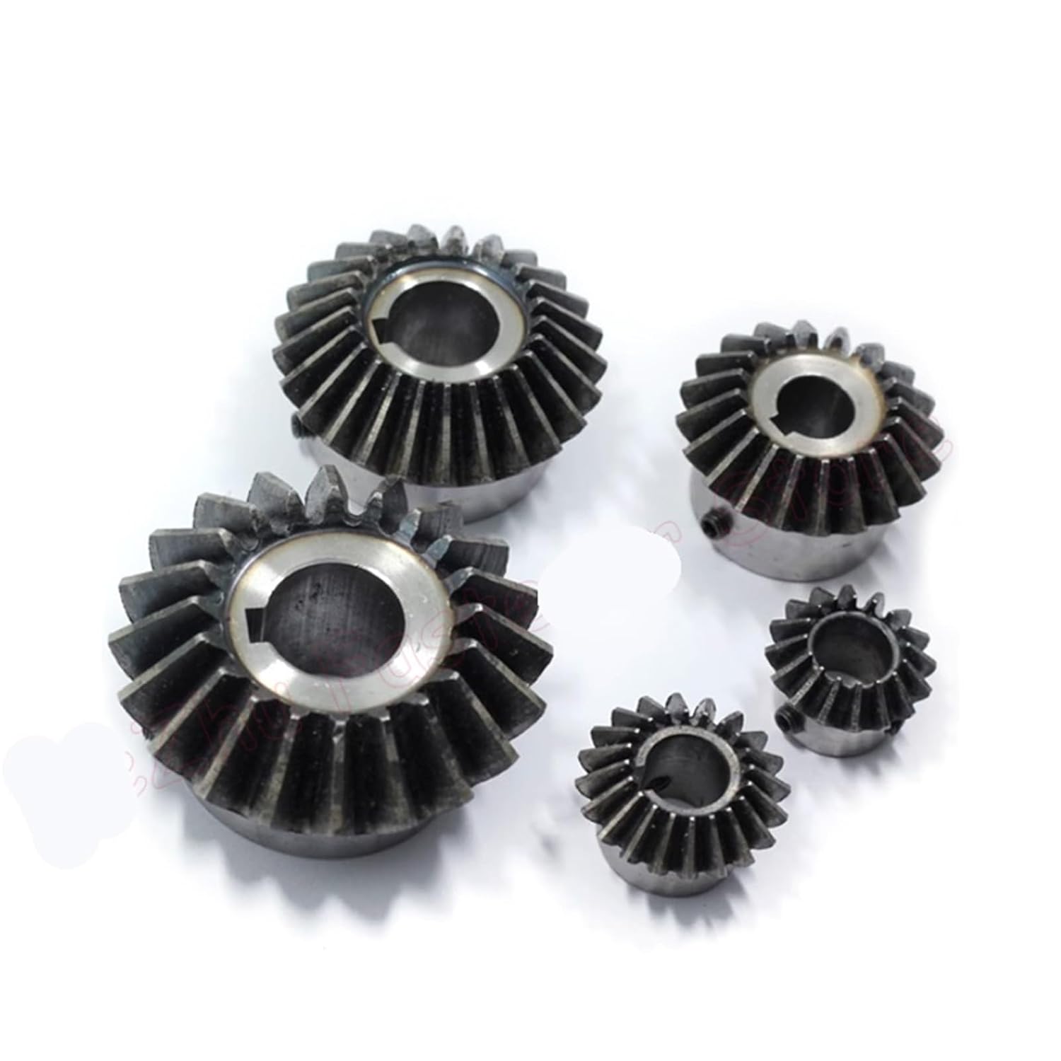 1:1 Bevel Gear 1M 15 20 25 30 Teeth 1 Module 15T 20T 25T 30T 90 Degrees Steel Gears Bore 5 6 7 8 10 12 14-16mm 1Pcs(14mm (Keyway 5mm),20 Teeth)
