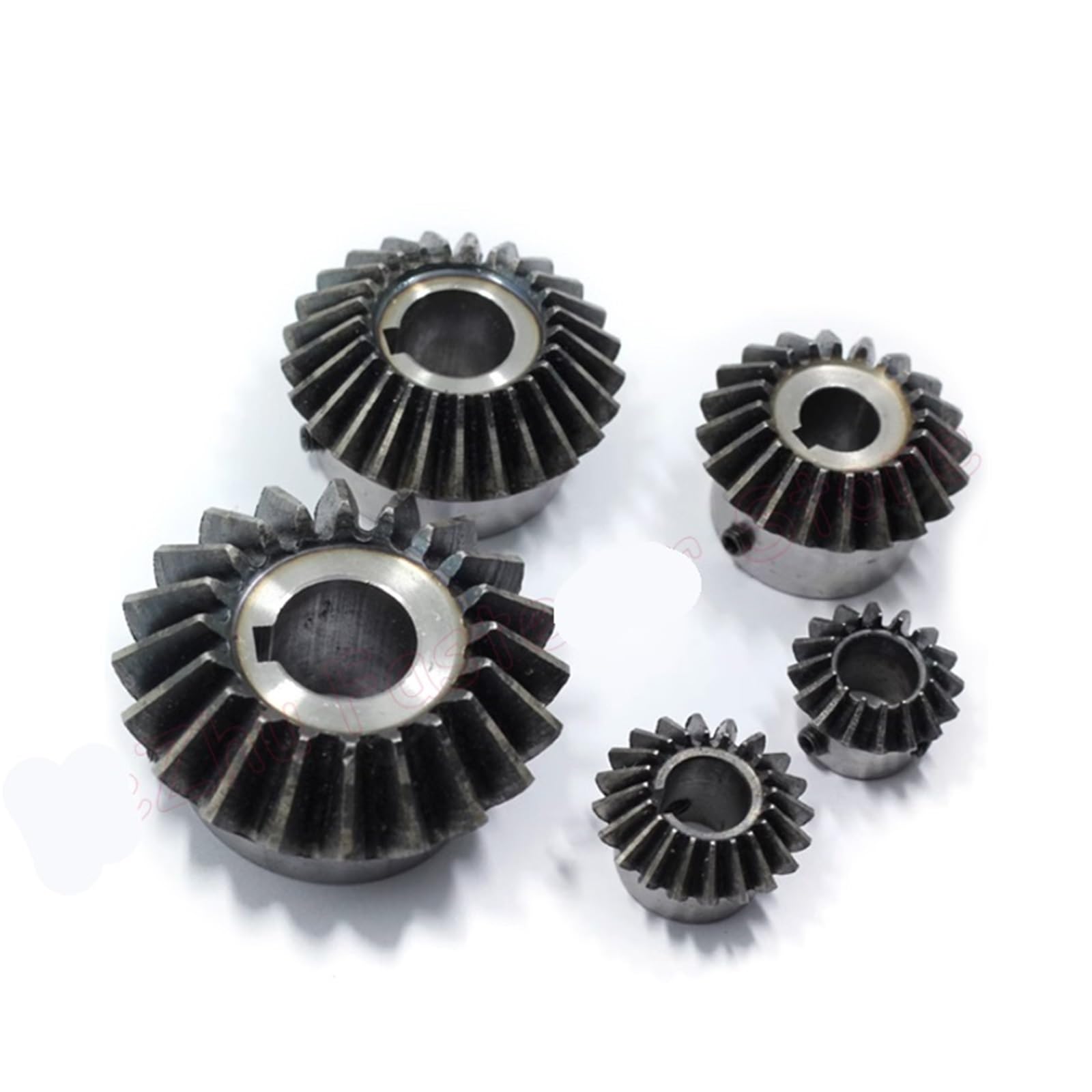 1 engrenage conique 1:1 à 90 degrés en acier - 15T 20T 25T 30T - 1 module avec plusieurs diamètres d'alésage(15mm (keyway 5mm) 30 Teeth)