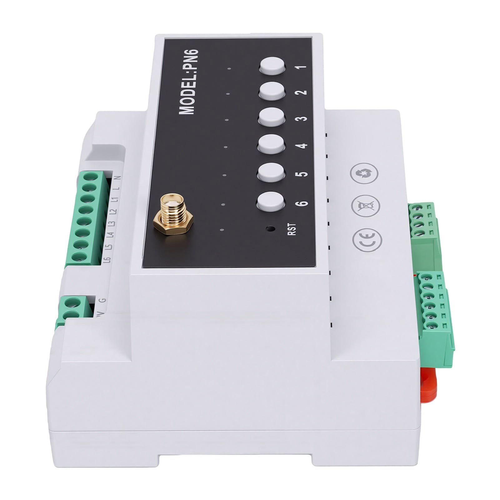 Generic Módulo de Interruptor de relé Inteligente para Electrodomésticos de 6 Canales con Protocolo Dual para Sistemas de Control y Automatización del Hogar (#2)