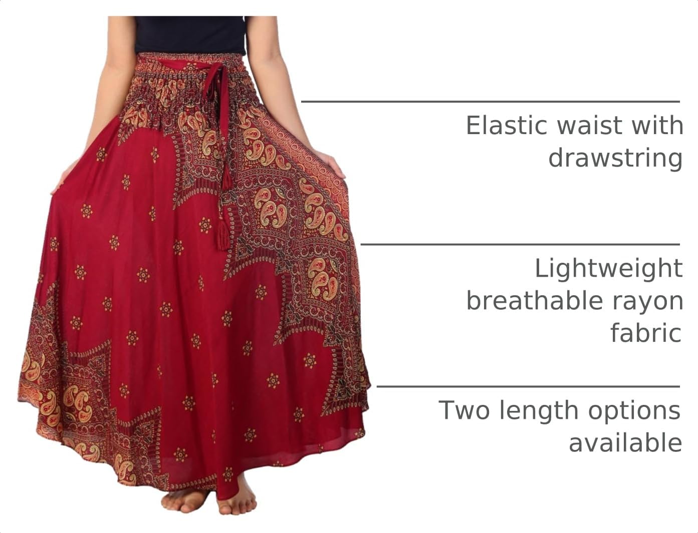 Lannaclothesdesign Maxi Skirt for Women Boho image 4