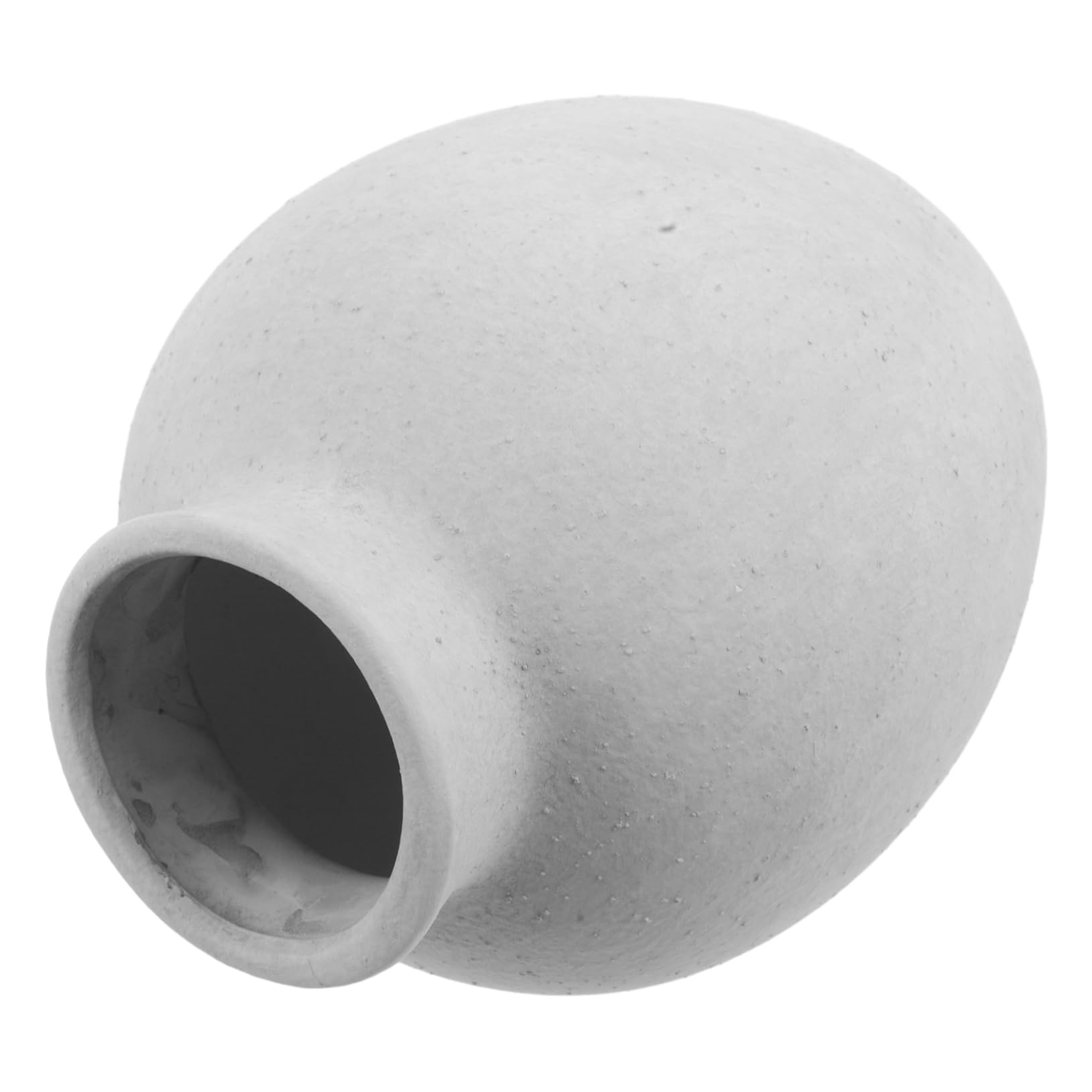 UTHCLO Jarrón Cerámico Rústico de Barro Vintage Decoración Artesanal para Arreglos Centro de Mesa Farmhouse para Sala Dormitorio y Oficina