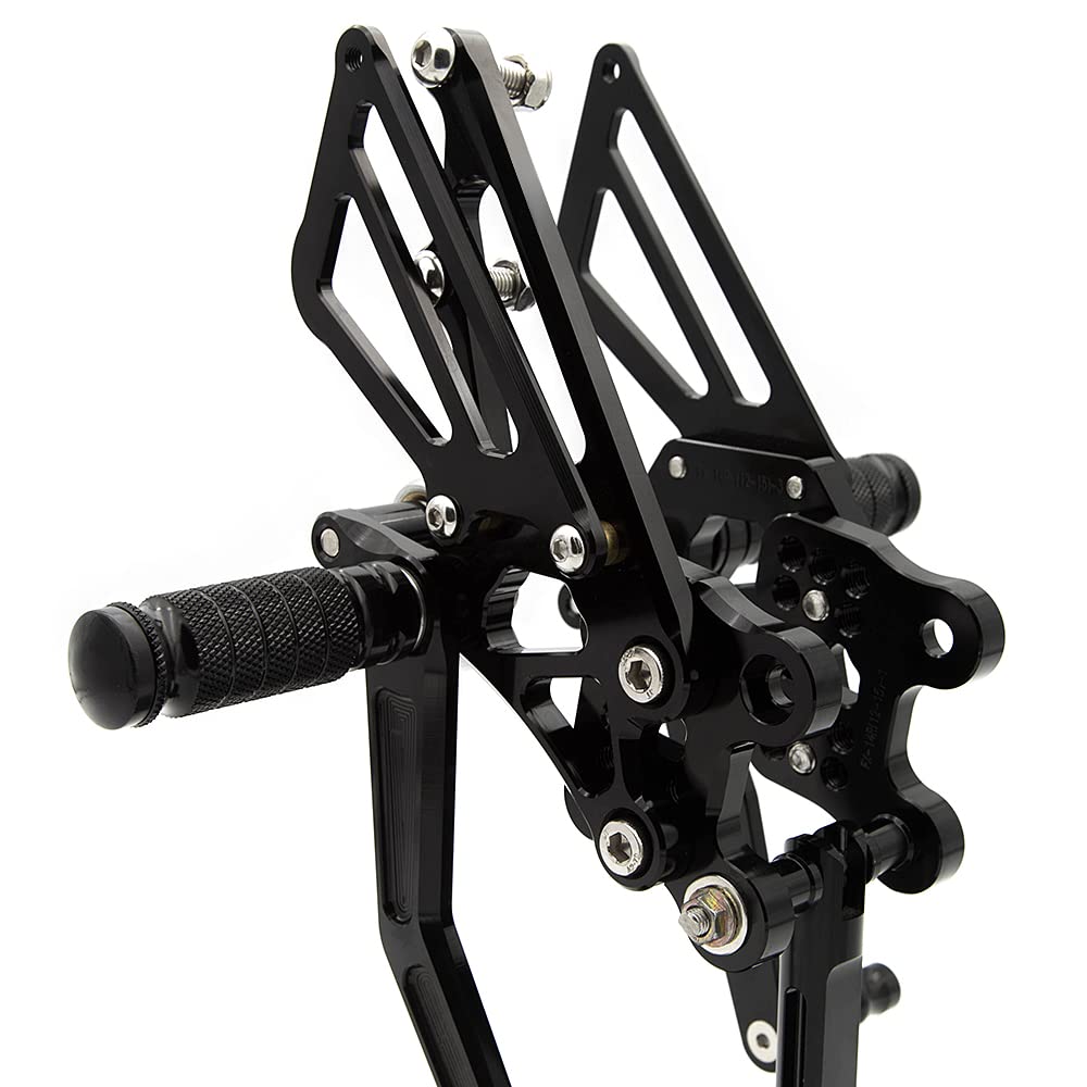 CNC Adjustable Foot Pegs Ninja ZX14R ZX-14R Orange CNC Adjustable