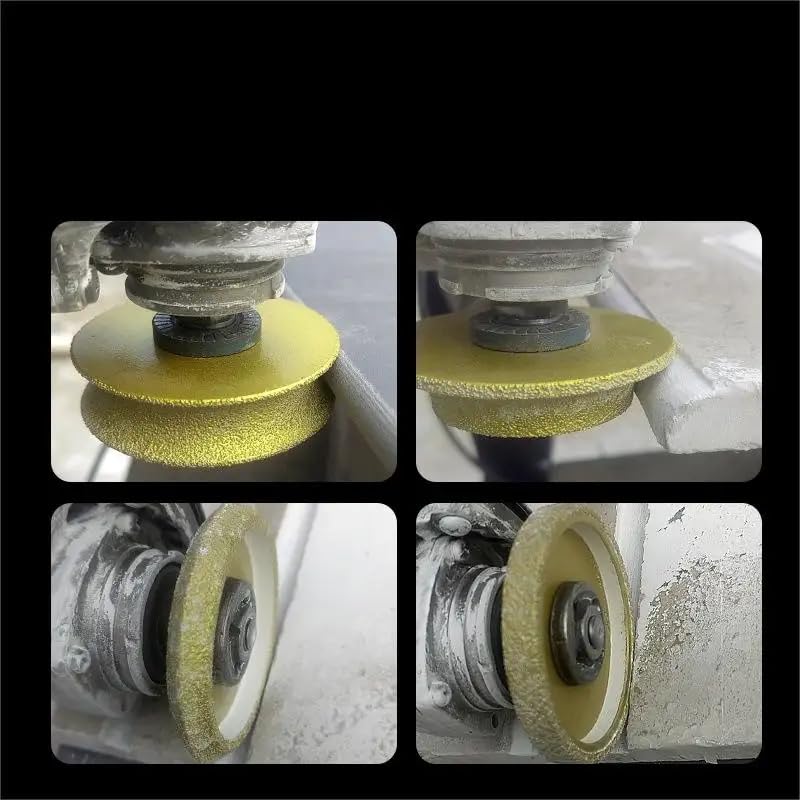 20 mm Parallel Flat Edge Diamond Grinding Wheel, Marble Edge Grinding, Stone Grinding, Granite Polishing Tool, Abrasive Wheel for Angle Grinder