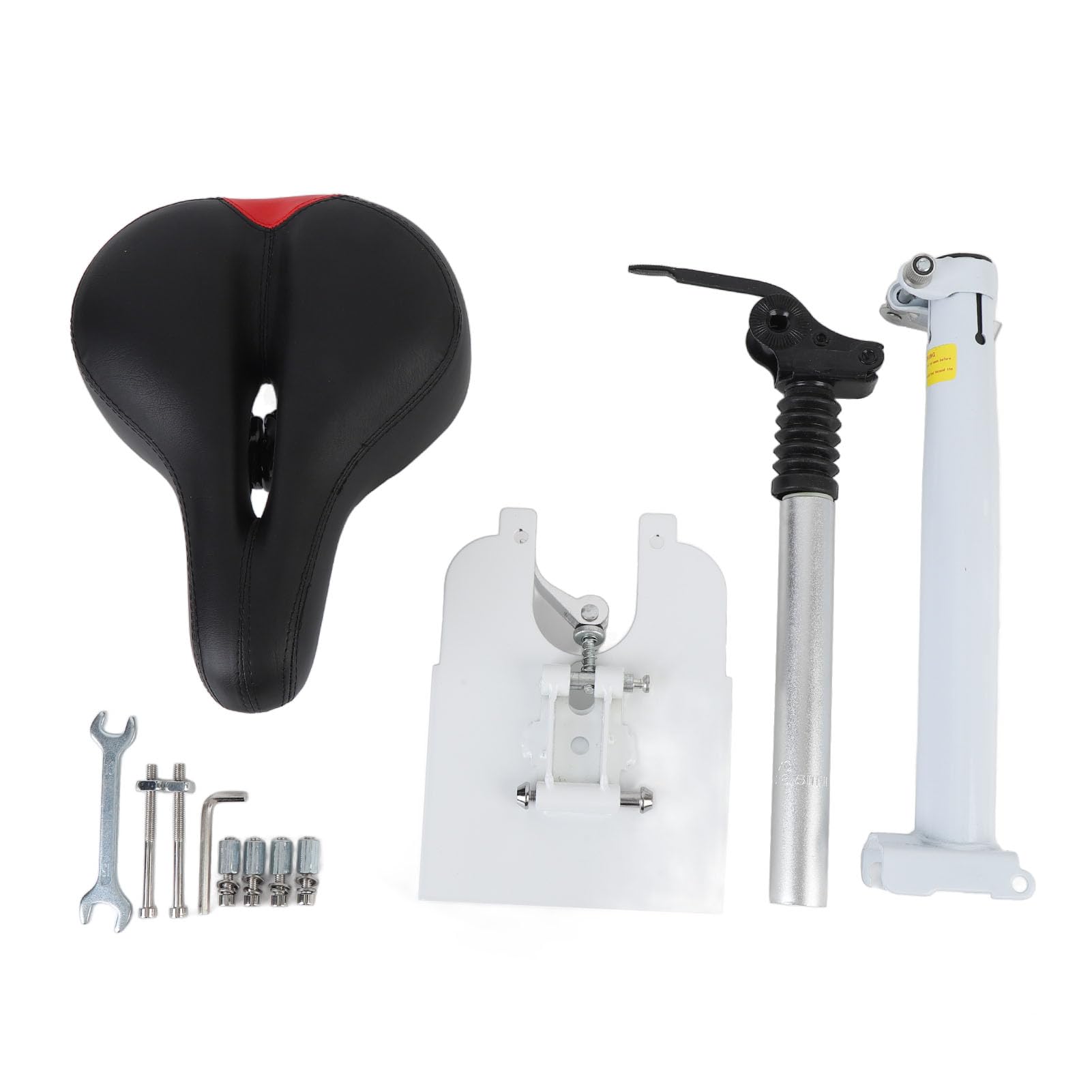 Selle de Scooter électrique, Fixation de Scooter Pliable pour M365 1S Lite, Siège Réglable en Alliage d'aluminium Absorbant Les Chocs avec Réglage de la Hauteur, Aucun Perçage Requis pour