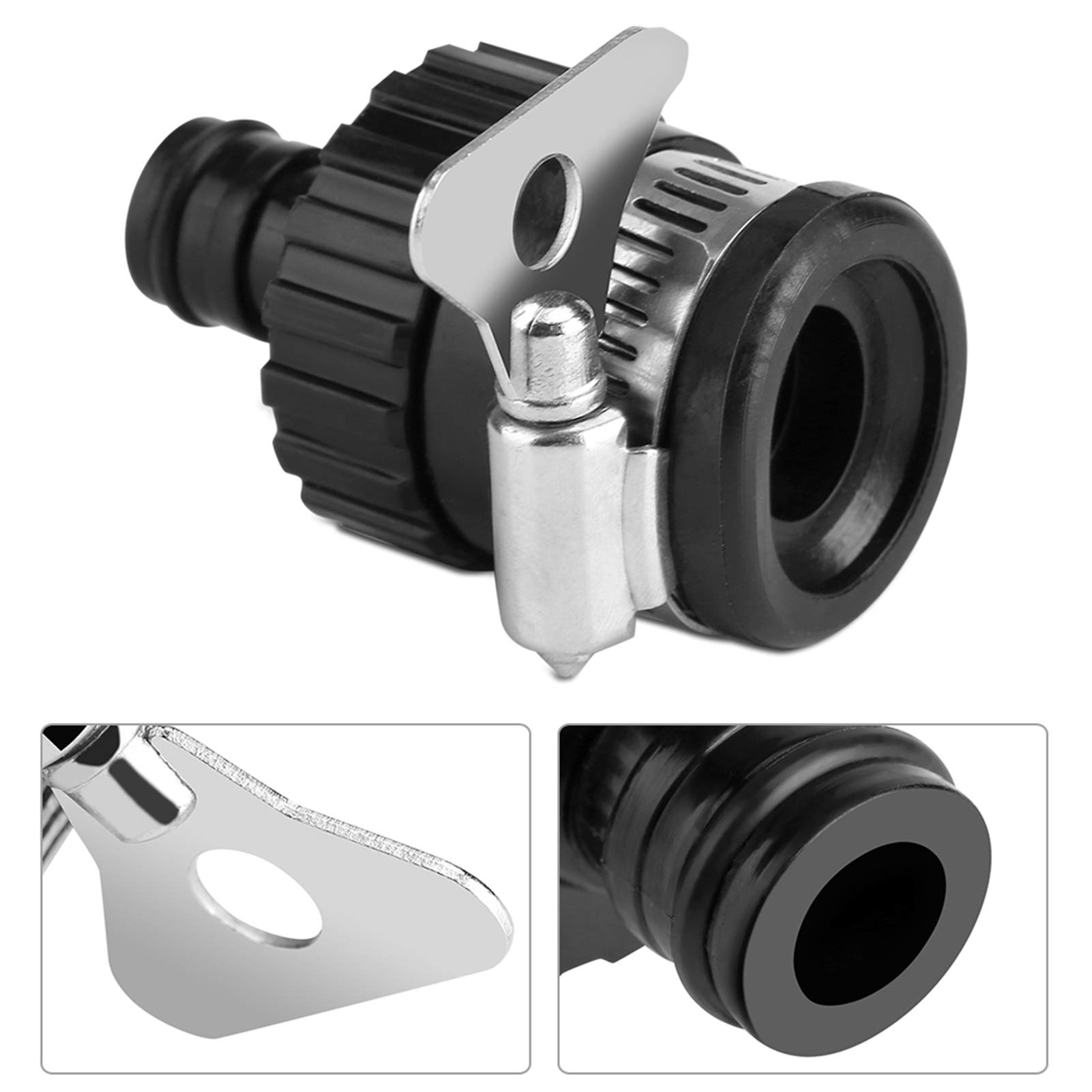 Connettore universale per rubinetto, per rubinetto con diametro esterno inferiore a 20 mm, per la pulizia dell'auto in giardino