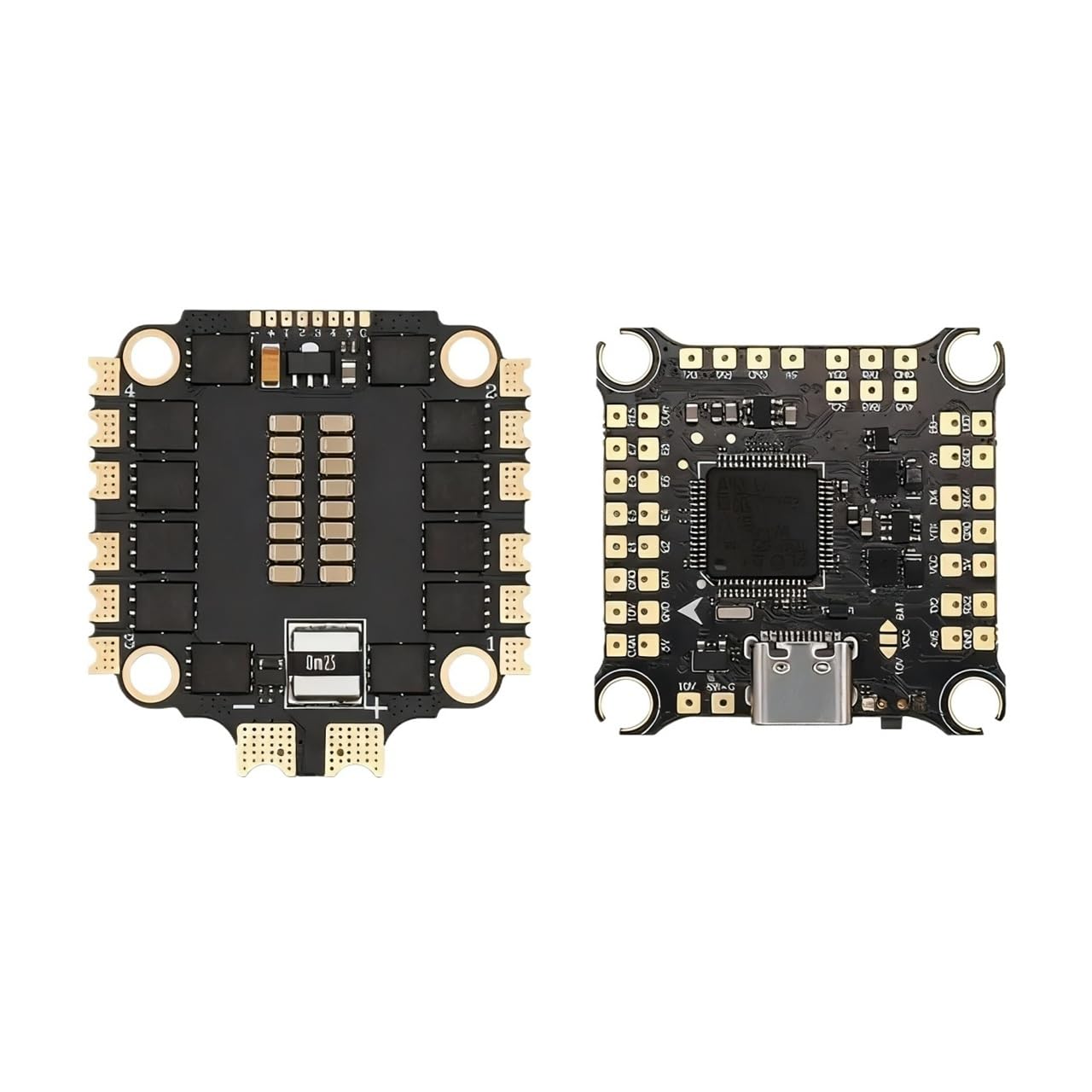 1 pezzo F7 Flight Controller Dual BEC con 45A-65A 4 in 1 Brushless ESC Stack adatto for FPV Freestyle Racing Drone F722 V2(F7 With 60A ESC)