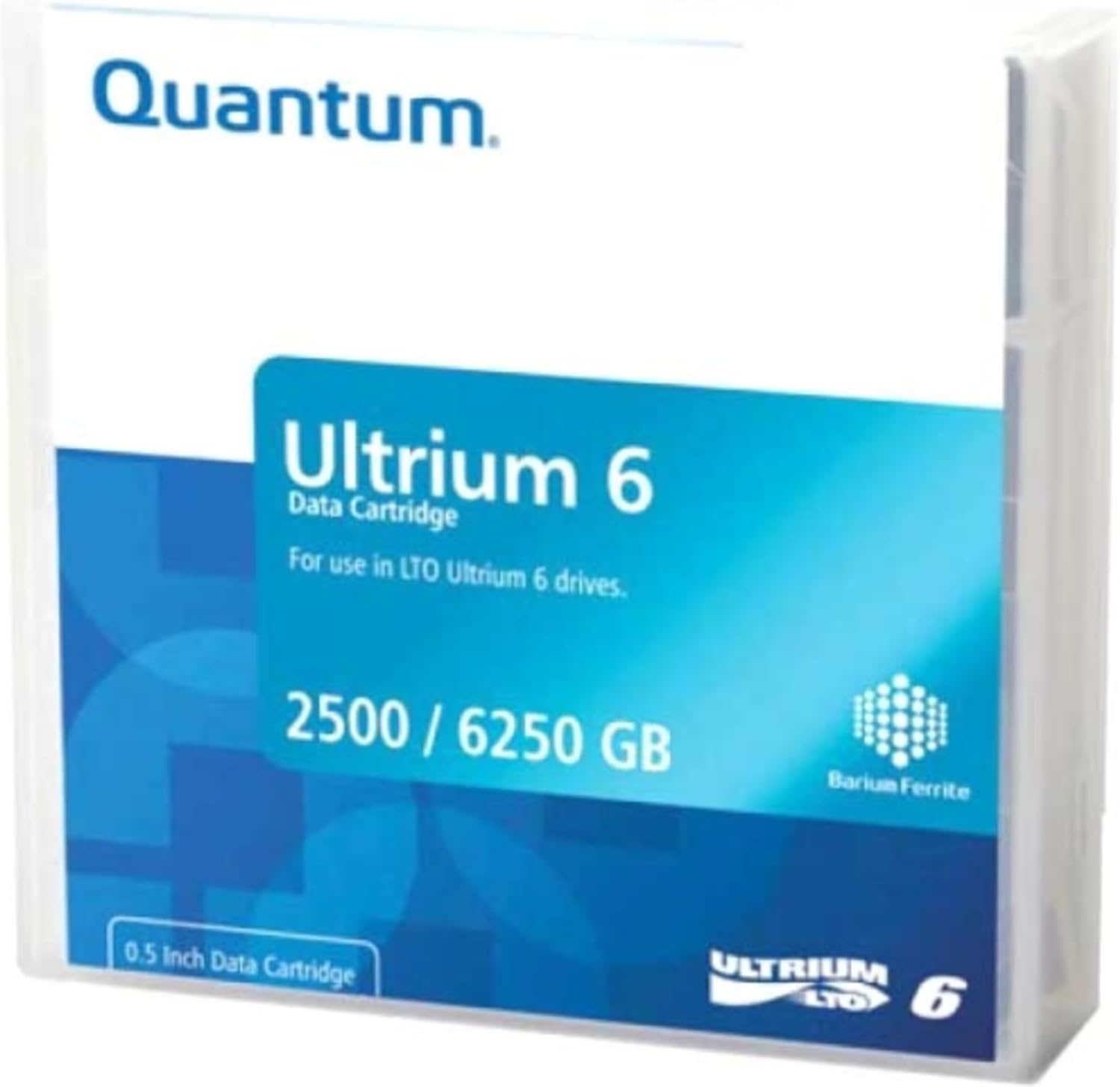 Quantum - MR-L6LQN-BC - Quantum MR-L6LQN-BC LTO Ultrium 6 Data Cartridge - LTO-6 - Labeled - 2.50 TB (Native) / 6.25 TB
