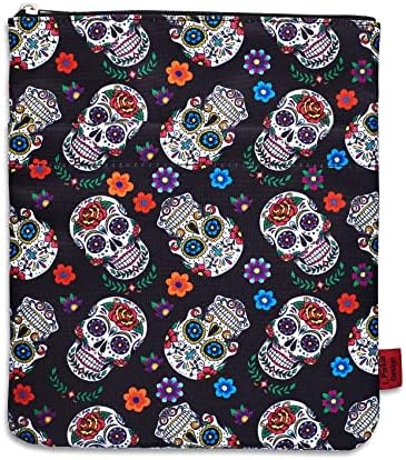 Fuyoooo 8 Pcs Book Sleeves With Zipper And Pocket, Book Covers Book Protector Pouch...