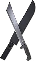 Vista 12 de Snake Eye Machete with Heavy Duty Construction-Ergonomic Non-Slip Handle and Belt Sheath for Gardening, Land-Management, Bushcraft, Hunting and