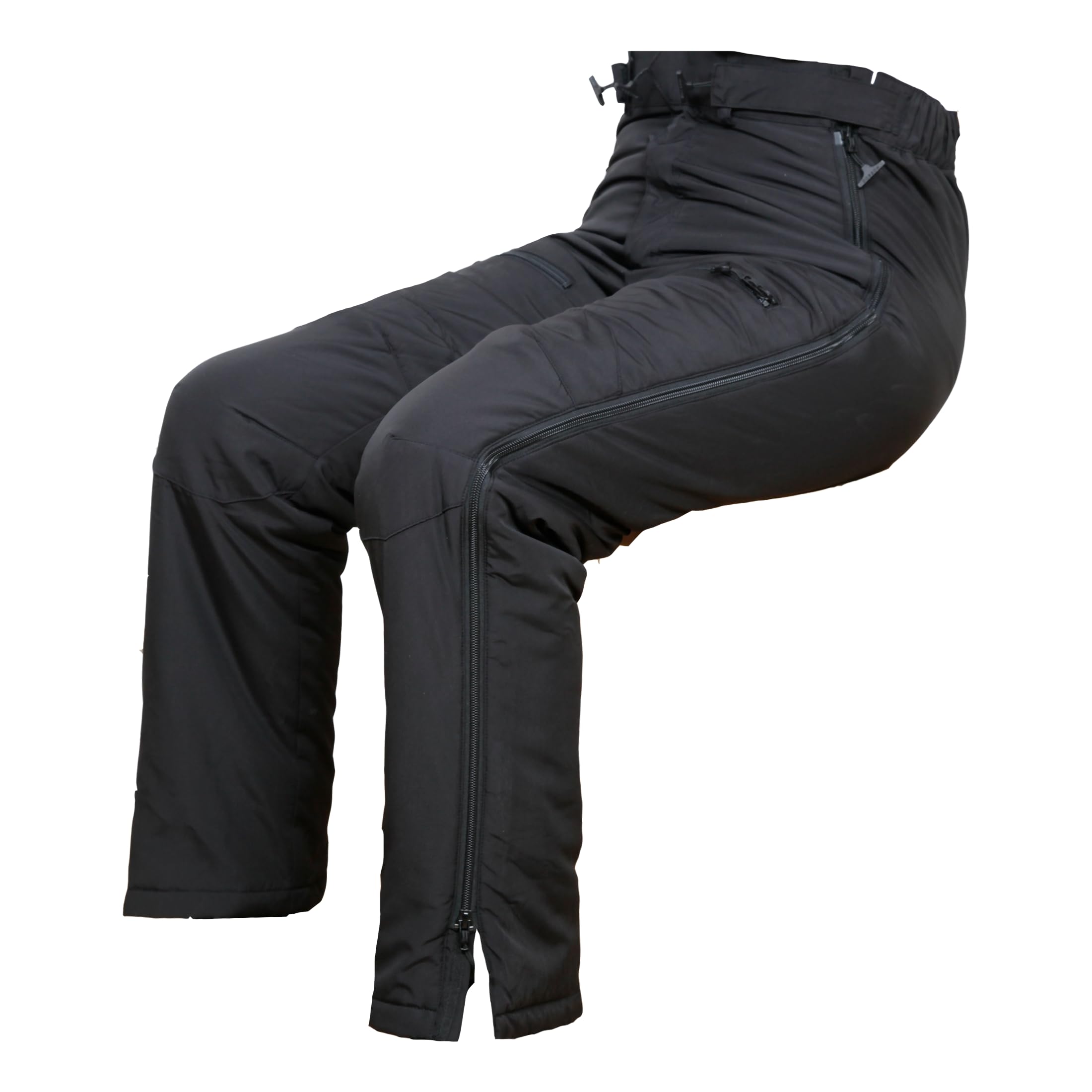 Dobsom Sam Reha Hose Herren – Gefütterte Winterhose, warm & bequem, mit durchgehenden seitlichen Reißverschlüssen & erhöhter Rücken