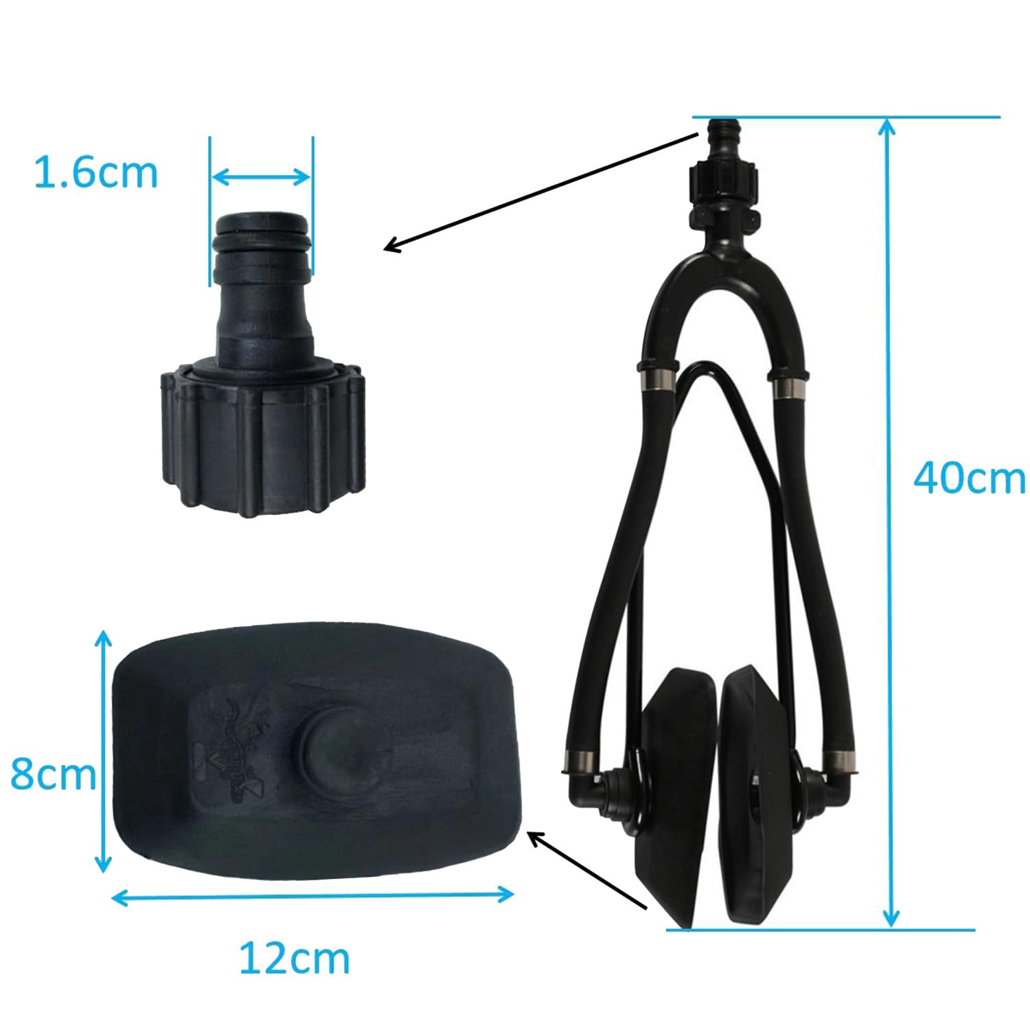 Kit d'outils de nettoyage pour moteur hors-bord - Pour bateau - Oreilles - Débit - Double rinçage