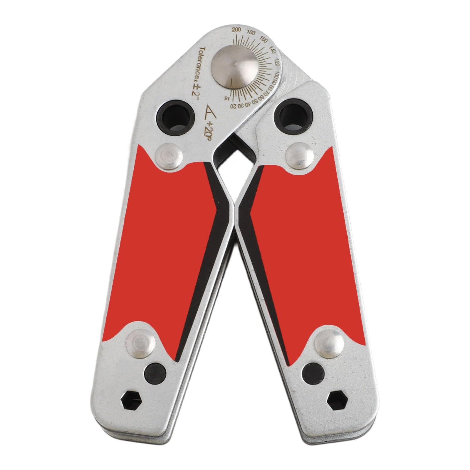 Posicionador de soldadura ajustable, accesorio de soldadura magnético de 20°-200°, sujeción de 75 libras para fuerza de doble cara para construcción de metal