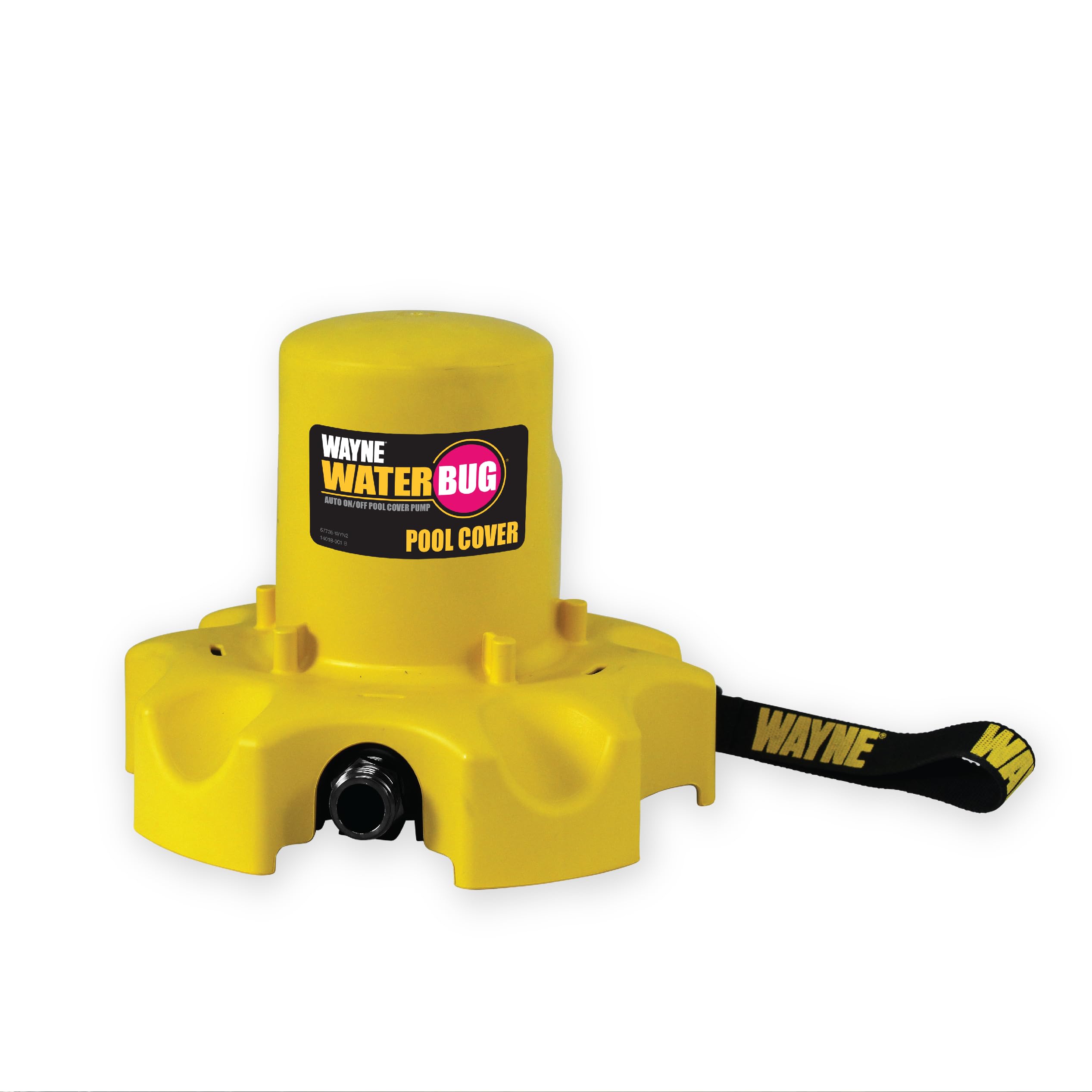 Wayne WaterBUG Automatic Pool Cover Pump – Freeze-Protected Submersible Water Pump for Winter Pool Covers, 1,900 GPH, Above Ground & In-Ground Pools,