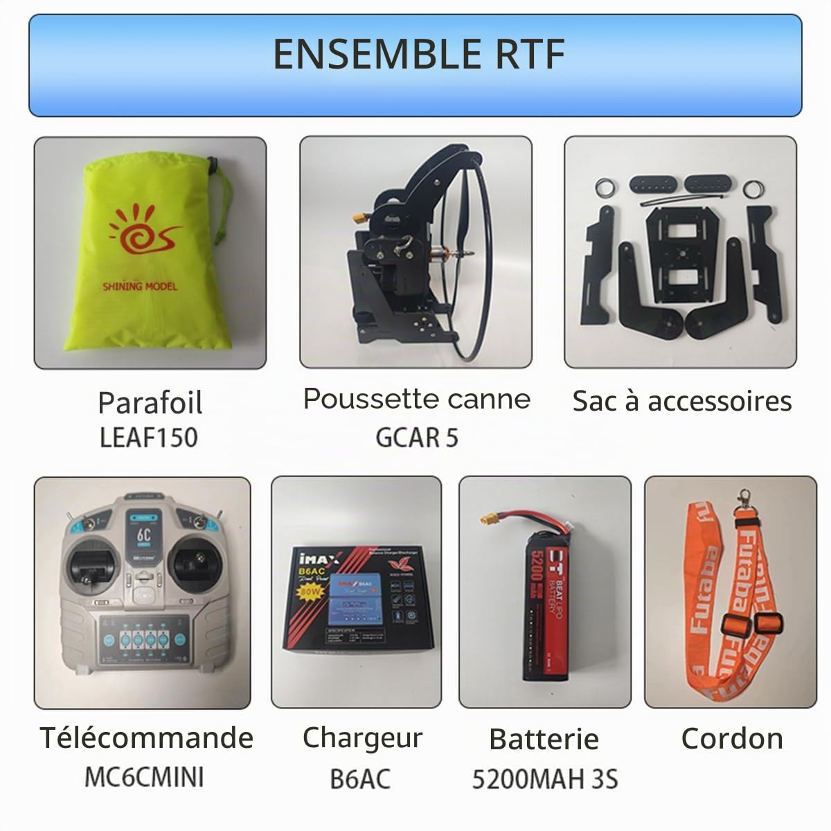 Parapente RC 2,4 G électrique avec envergure de 1,5 m, auvent pliable en nylon et temps de vol de 30 minutes, modèle planeur haute altitude pour vols de cascade, cadeau pour les amateurs de