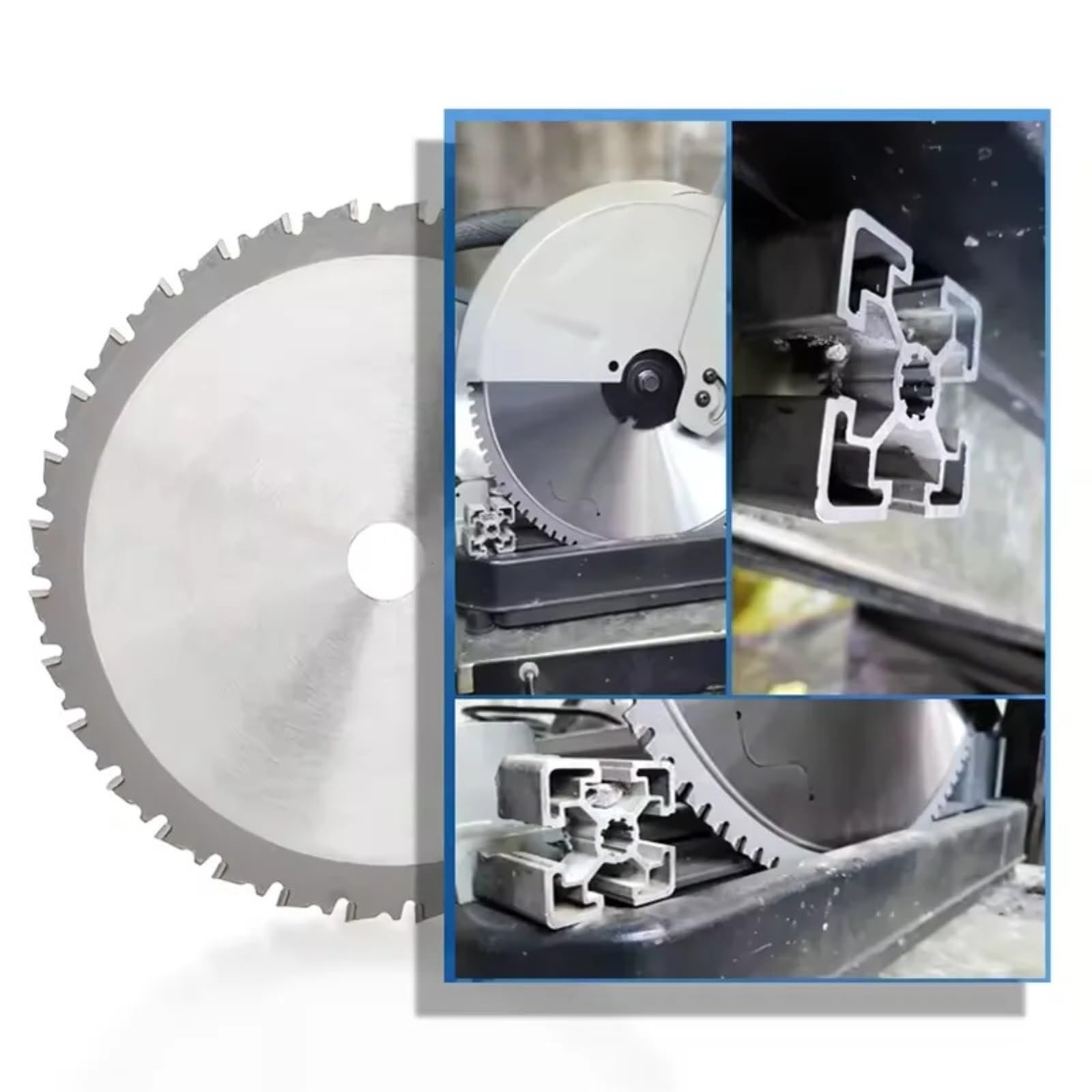 Brzeszczot do cięcia metalu 1PC ostrze do cięcia metalu 4 "/7"/8 "20T 32T 48T brzeszczot piły tarczowej aluminium żelazo stalowa metalowa tarcza węglika(8inx1.5x1.9x25.4x48T)