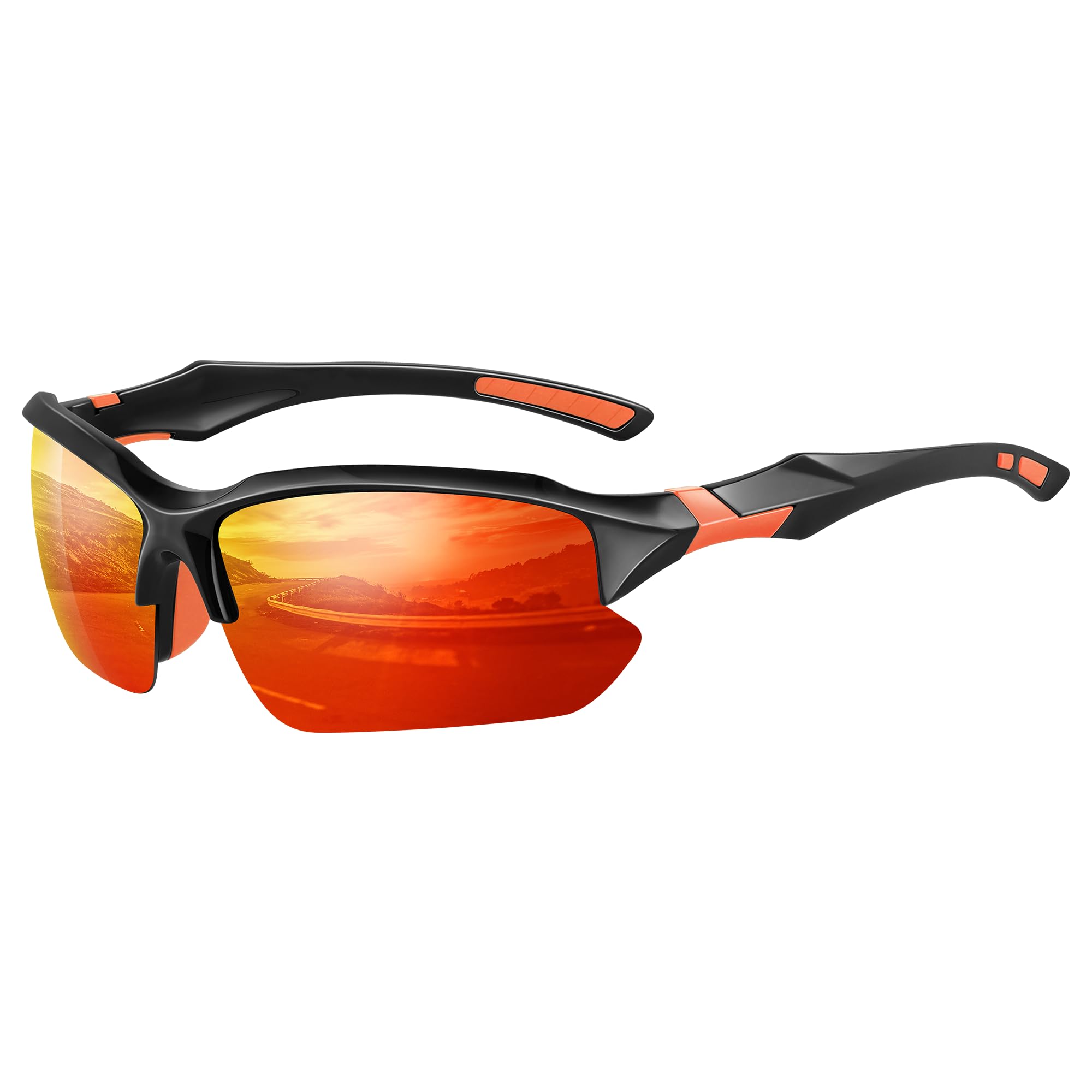 suoso Fahrradbrille-Herren-Damen-Schnelle Brille Rave-Sportbrille Herren-Rennrad Brille-Sonnenbrille-Herren-Polarisiert-Sunglasses Men-Skibrille Brille-UV400 Schutz-Radsportbrillen