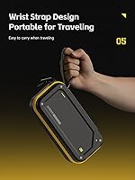 Vista 7 de Hagibis Electronic Organizer Traveling Case Bag EVA Hardshell PU Portable Carrying Pouch for Mouse, Charger, Cables, Power Bank, SD Cards, USB Flash