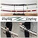 Adust Carbon Steel Zoro Sword, Anime Sword, Zoro Cosplay Costume 41 inch Overall, Japanese Katana Samurai Sword