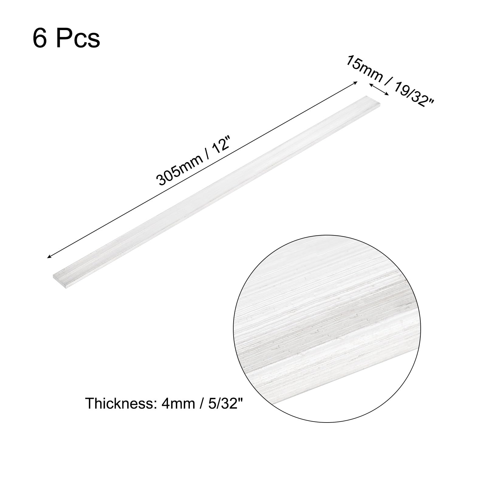 Alberts 489366 Platte staaf | Aluminium, zwart geanodiseerd | 1000 x 15 x 2 mm