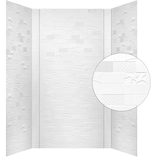 Versa Tile - Tub and Shower Wall Panels Surround - Gloss White