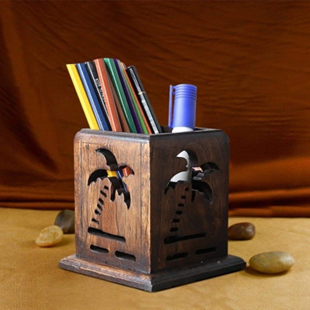 Pot à Crayons Support Simple Pen Holder Bureau Des Ménages Rangement Porte-stylo pour Bureau