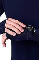 Vista 7 de Coolibar Sudadera con capucha UPF 50+ Agility Performance para hombre, protección solar