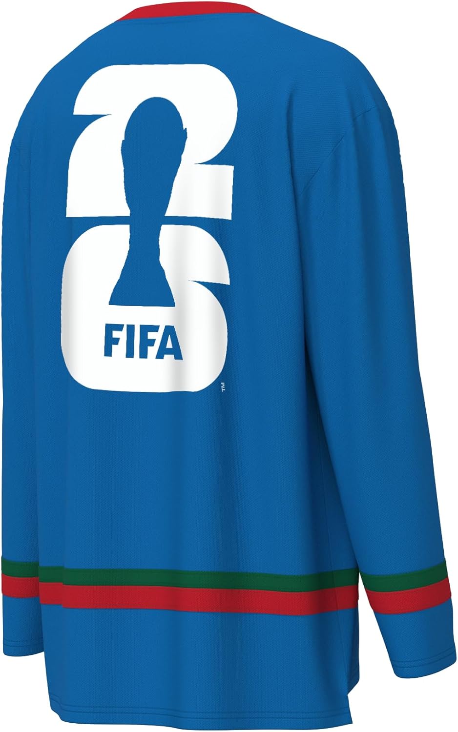 Outerstuff FIFA World Cup 2026 Mens Long Sleeve V-Neck Hockey Jersey