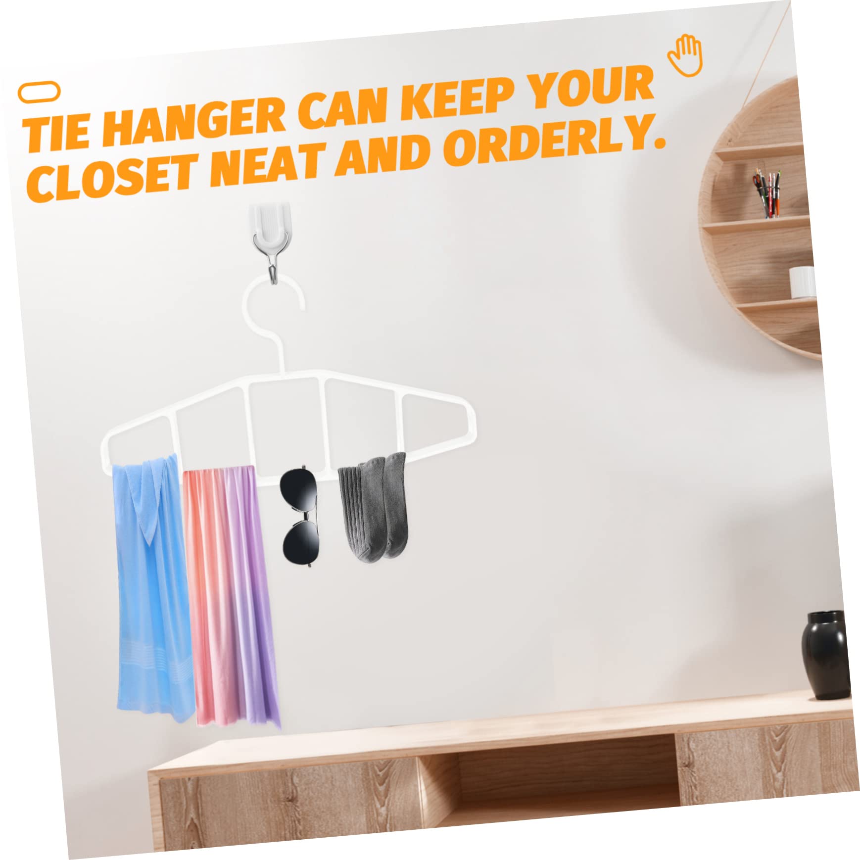 MAGICLULU 3stücke Belt Hanger Scarf Hanger Platzsparender Multi-Grid Kleiderorganizer Für Schals Krawatten Und Gürtel Im Kleiderschrank Für Ordnung Und Übersichtlichkeit