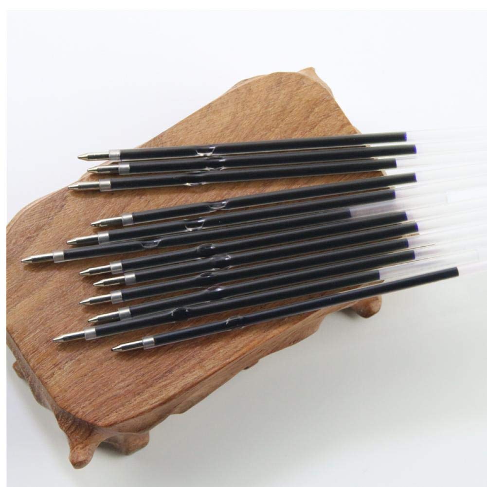100 Stück Kugelschreiberminen, 0,7 Mm, Blau & Schwarz, 106 Mm Länge - Ersatzminen Für Einziehbare Stifte, Für Büro Und Schule