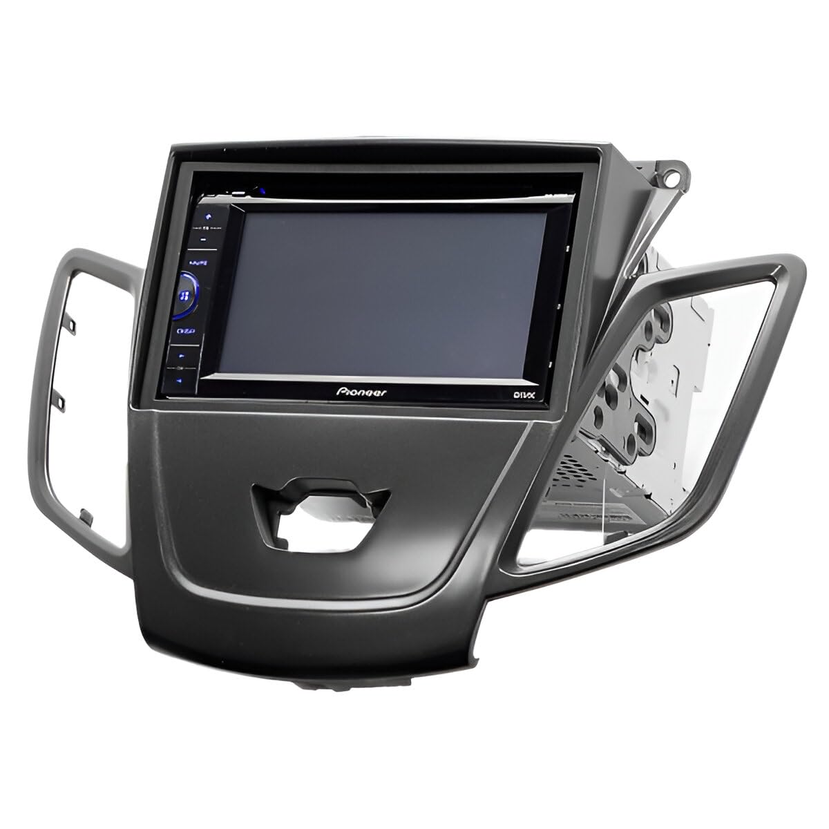 MASCHERINA AUTORADIO 1 DIN FORD FIESTA 2002 AL 2005 CORNICE STEREO CON CASSETTO 8051732447528