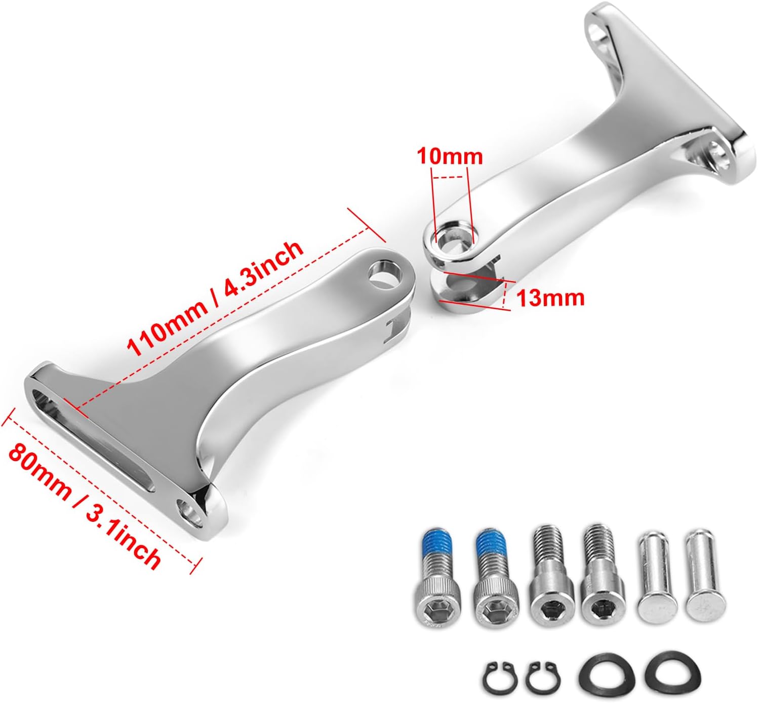 Motorcycle Gauge Footboard For Dyna Super Glide Fxd Chrome Passenger Floorboards + For Harley Shift Lever + Pedal For Harley Touring Street Glide Flhx